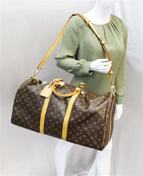 vintage louis vuitton keepall bandouliere|keepall bandouliere 55 price.